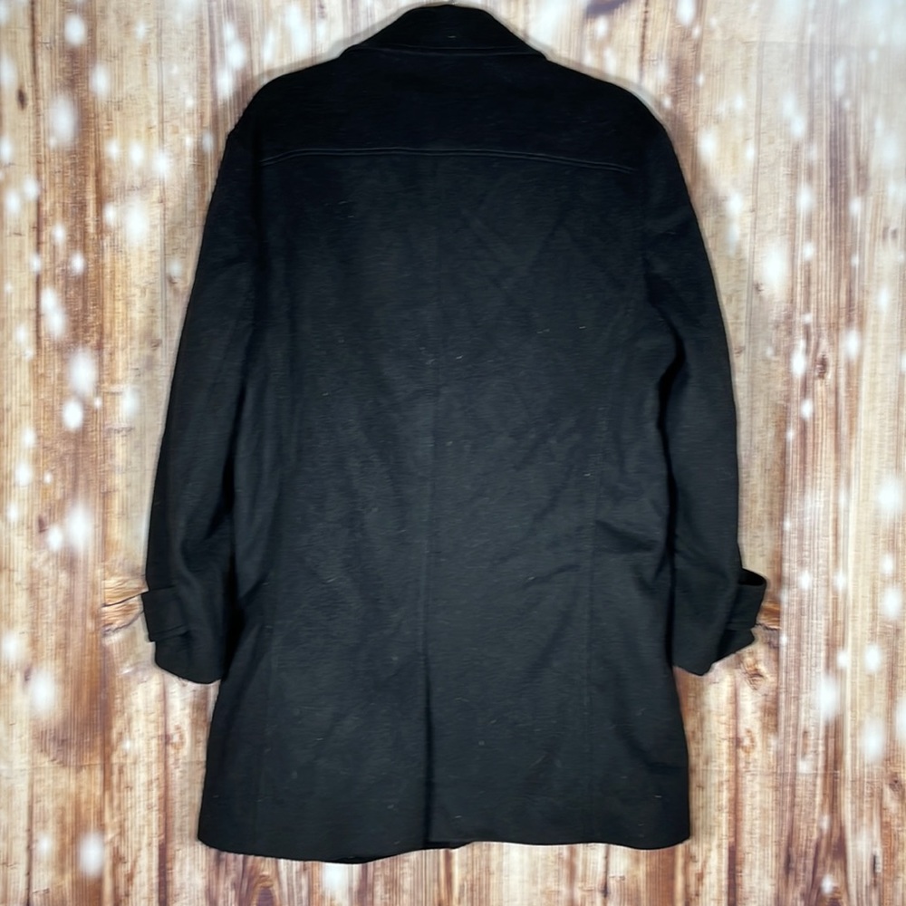 Men’s Hugo Boss Black Wool Cashmere Pea Coat 42R - Picture 6 of 9